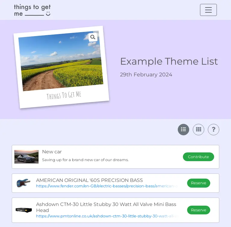 Collect & share WishLists of what you like from any Website